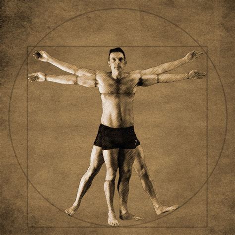 vitruvian man pose